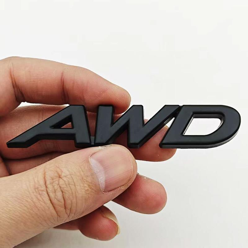 NEW 3D Metal Car Styling AWD Logo Car Body Badge Emblem For Mazda 3 CX-5 CX-3 RX-8 RX- 5 Decals Auto Accessories