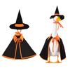 Halloween Witch Goose Outfit Witch Goose Costume Cloak with Witch Hat Outdoor