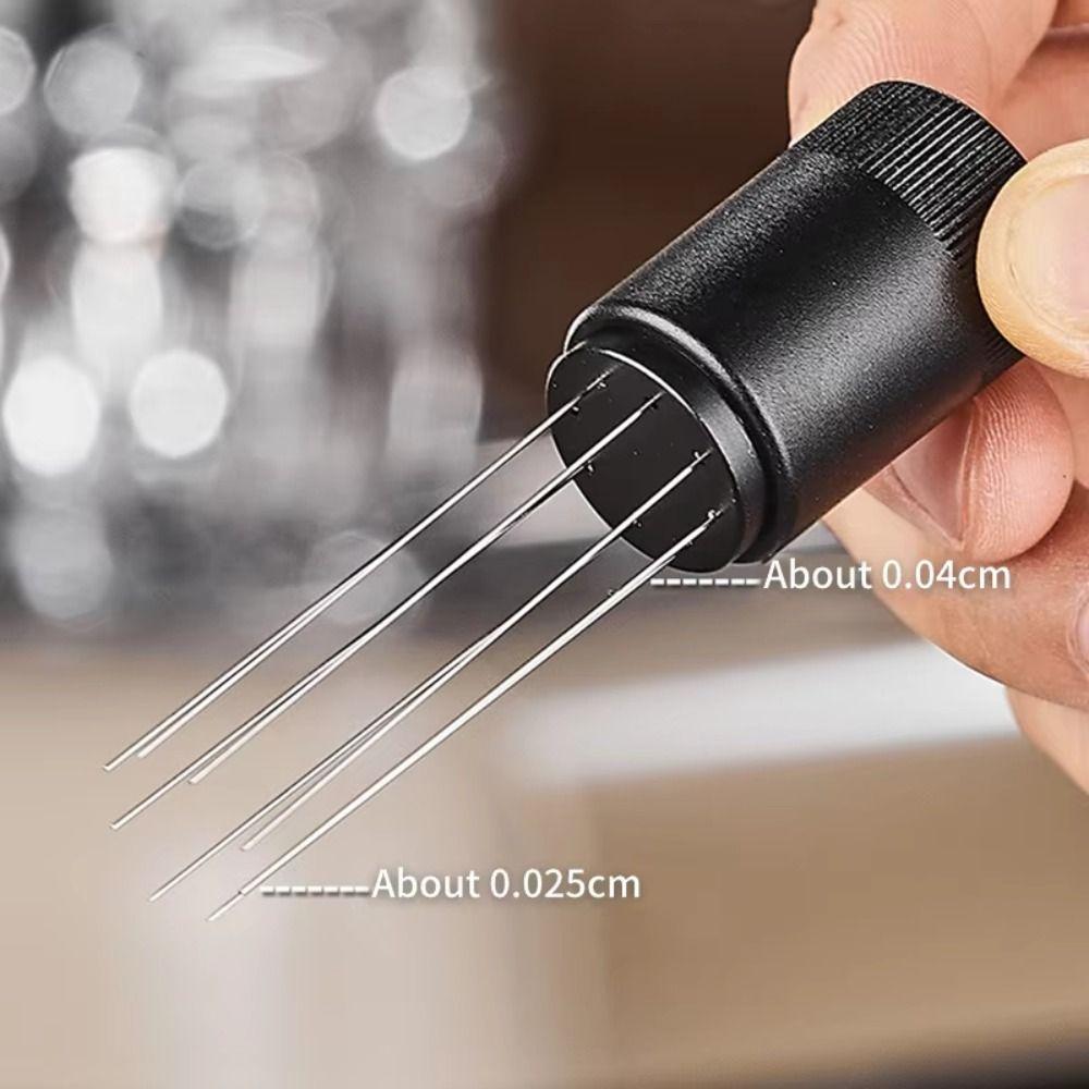 8 Needles Espresso Powder Stirrer Magnetic Stand Coffee  Distribution Tool  Barista Use