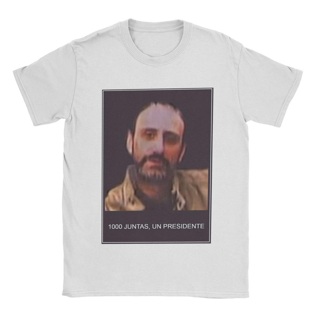 Pánské tričko Juan stojí 1000 desek Prezident Hipster Bavlněná trička Krátký rukáv Tričko Kulatý výstřih Topy Potištěné