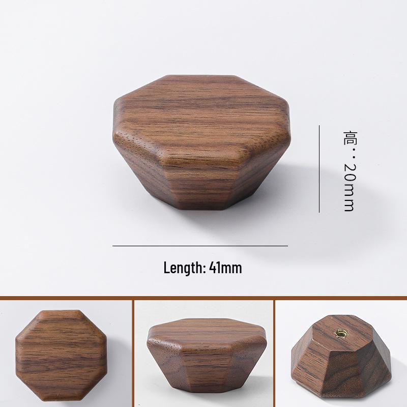 Solid Wood Cartoon Drawer Pull Knob for Children's Room