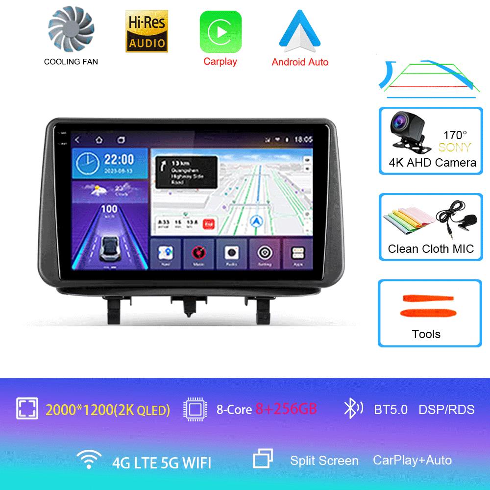 Android 14 Carplay Car Radio For Opel Meriva B 2009 2010 2011 - 2014 Navigation GPS Multimedia Player stereo wifi+4G Auto DSP BT