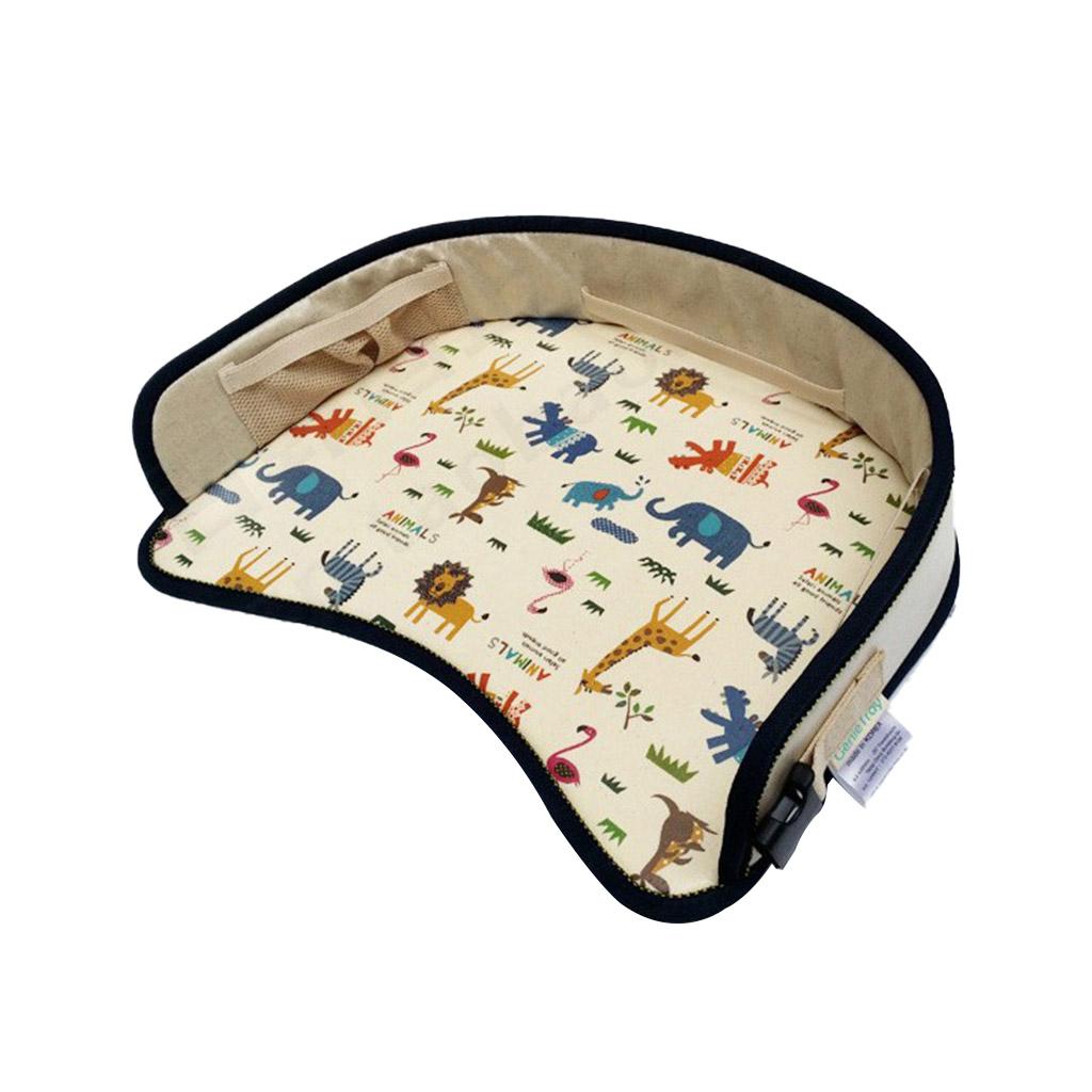 Kids Travel Tray Toddler Car Seat Lap Table Art Supplies Multifunctional For Baby Children Drawing Writing