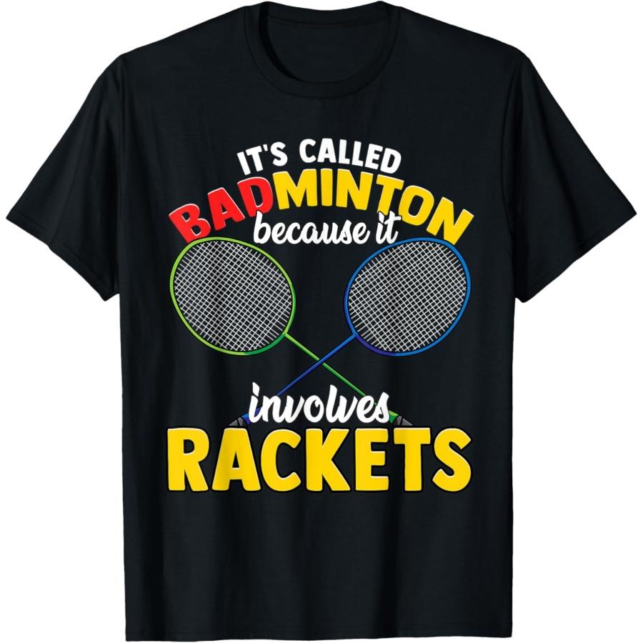 Funny It s Called Badminton Because It Involves Rackets T-Shirt(1) XXXXXL чёрный
