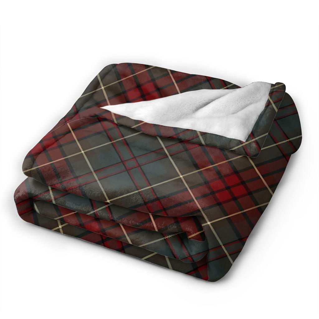 New Year Plaid & Pattern Blanket Quality Warm Soft  Throw Blanket Spring Children Couch Chair Aesthetic Bedspread