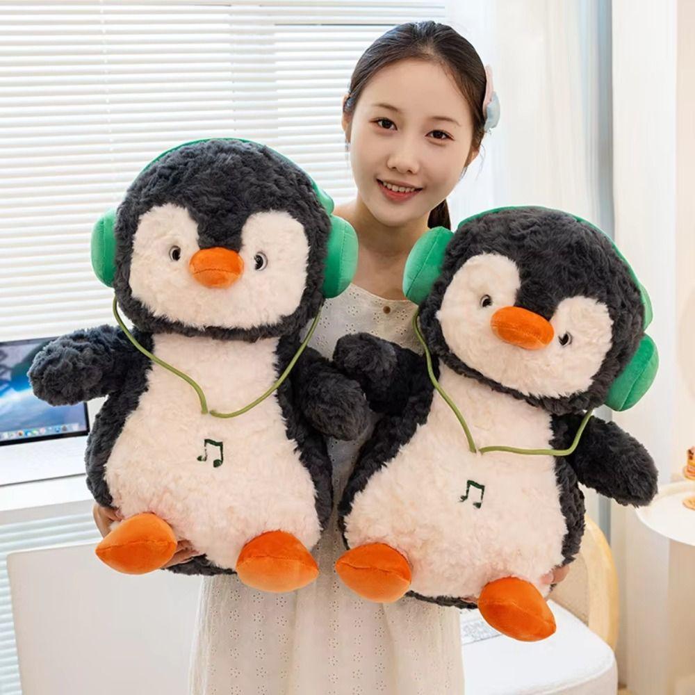Chubby Design Penguin Plush Toy Cartoon Style Throw Pillow Cartoon Penguin  Christmas Present