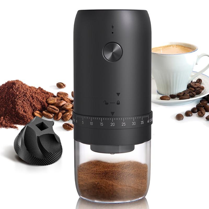 Portable electric coffee grinder