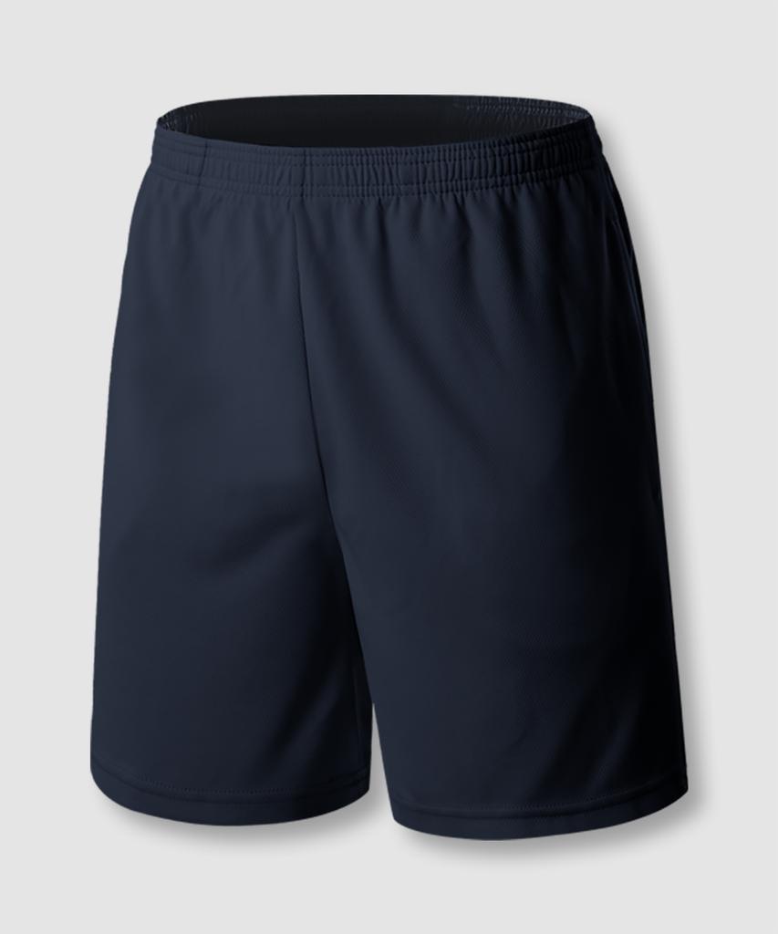 ARMEDES Unisex Recycled Cool Mesh Elastic Waist Shorts Ar-89 (Knee-Length)