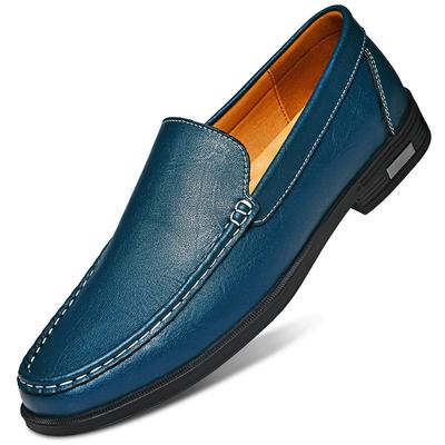 Fashion Genuine Leather Men's Shoes Classics Business Dress Shoes Moccasins Slip On Loafers Driving Shoes for Men Casual Shoe Big SIze48