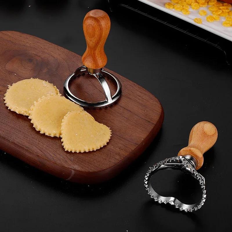 Ravioli Cutter Pastry Press Mold Dumpling Lace Embossing Device Ravioli Maker Mold Cookie Fondant Stamp Mould Baking Tools