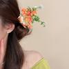 Vintage Water-Sprinkling Festival Hair Clip Fresh Floral Headwear  Side Bangs
