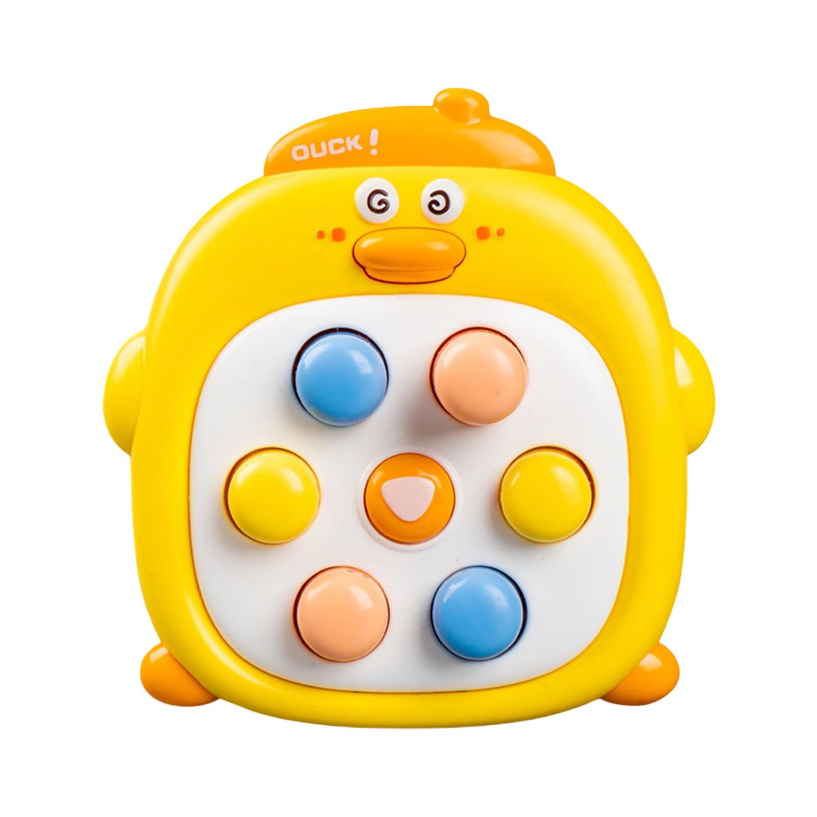 

Ручная интерактивная игра «Ударь крота» с красочным дизайном утки для тренировки реакции и развития концентрации у детей жёлтый