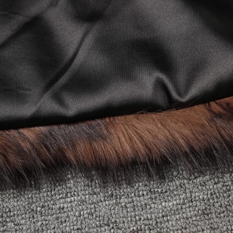 Dame Faux Pelsfrakke Vinter Chic Oversized Revers Smal Pasform Kunstig Mink Jakke Urban Elegant Ydertøj