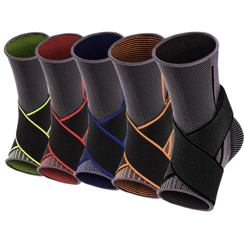 Gym Football Basketball Ankle Support Compression Nylon Strap Belt Ankle Protector to Relieve Arch Pain Brace