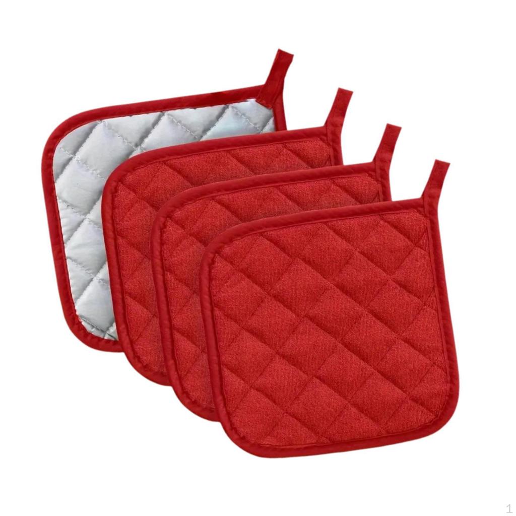 4 Kitchen Pads 6.89x6.89inch Trivet for Oven Use In Cooking And Baking