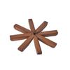 Wooden Trivets For Hot Dishes Insulation Pad Tree Shape Trivet Set Coaster For Teapot Hot Pots Halloween Christmas Gift