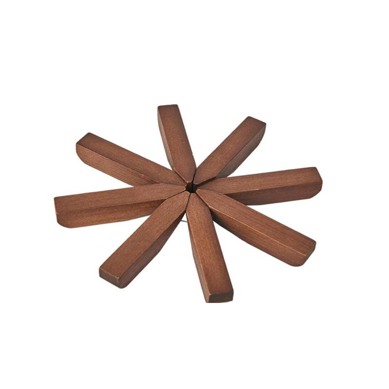 Wooden Trivets For Hot Dishes Insulation Pad Tree Shape Trivet Set Coaster For Teapot Hot Pots Halloween Christmas Gift