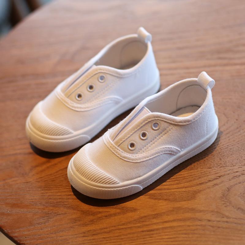 New Spring and Autumn Classmate Baby Canvas Shoes Children's Casual Shoes Fashion Boys and Girls Student Shoes