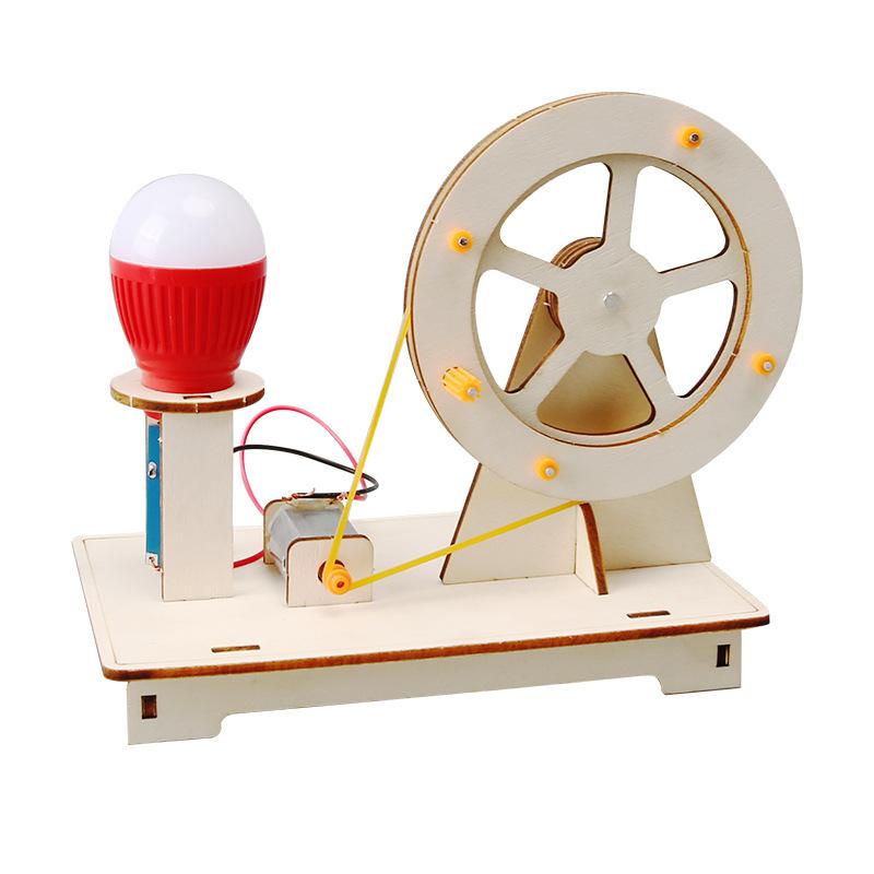 DIY Hand-Operated Generator Science Physics Small Experiment Hand-Assembled Children's Science And Education Toys