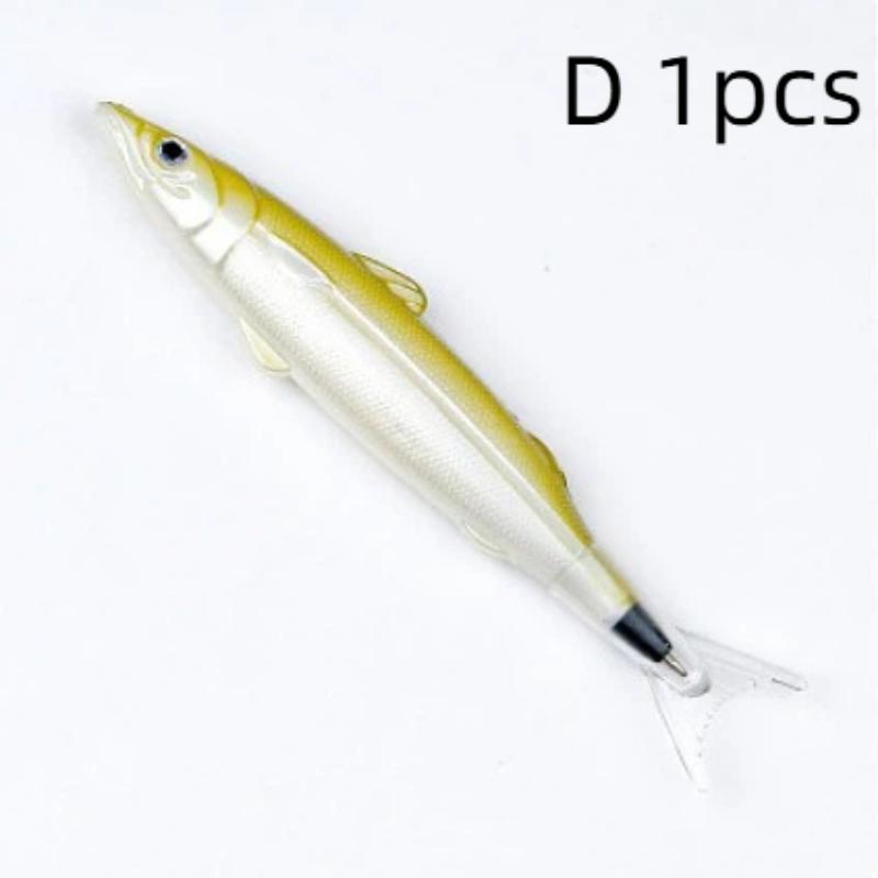 [TG835]1/3/5Pcs Fun Realistic Fish Shaped Gel Pen Smooth Writing Office Students Stationery Gift School Supplies