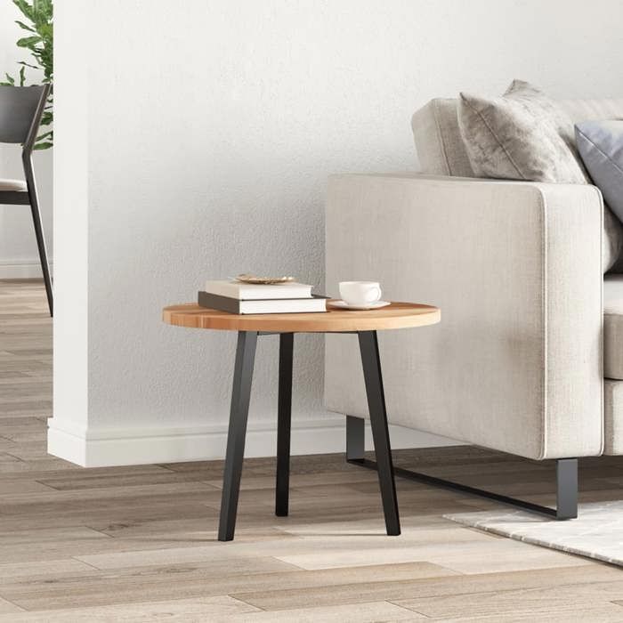 VidaXL Dessus de table rond Ø50x2 cm bois massif d'acacia, dessus de table de rechange, dessus de table rond, dessus de 4008695