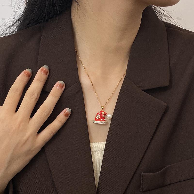 Christmas Eve Non-Fading Best Friends Couple Sister Necklace - Versatile Cute Clavicle Chain
