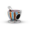 Silver Plated Coffee Cups Mocha Pot Teacups Charms Beads Pendants Fit Original  Bracelet Making For Woman Jewelry Gift