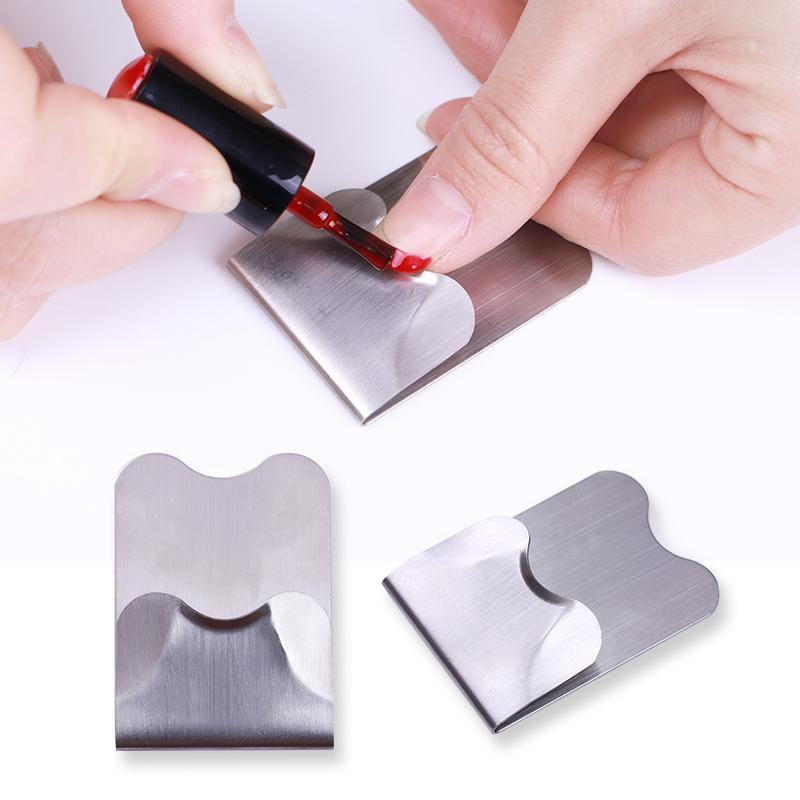 1 Pc Easy French Line Edge Guide Stainless Steel Trimmer French Nail Manicure Nail Art Styling Tool