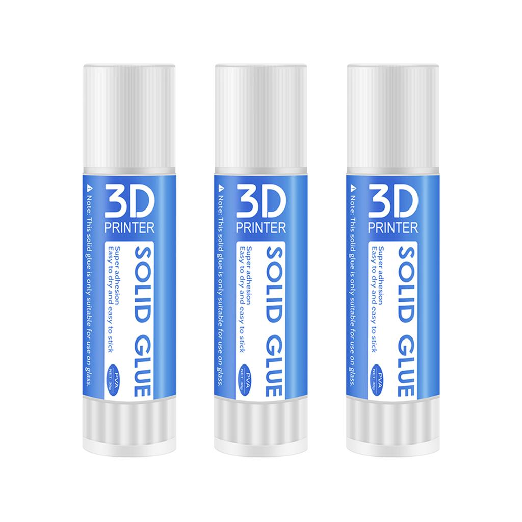 3pcs 3D Printer Solid Glue Stick Anti Edge Warping Adhesive Glue Non Toxic Washable for Hot Bed Platform Glass Plate