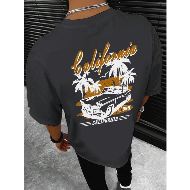 

Футболка California Extreme Sports Racing Competitions для мужчин, модная одежда из хлопка, летние футболки, повседневные топы свободного покроя в стиле хип-хоп S