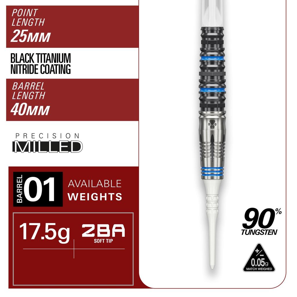Buy Target Japan CHARM KANON 2BA SOFT TIP DARTS Tungsten 2BA