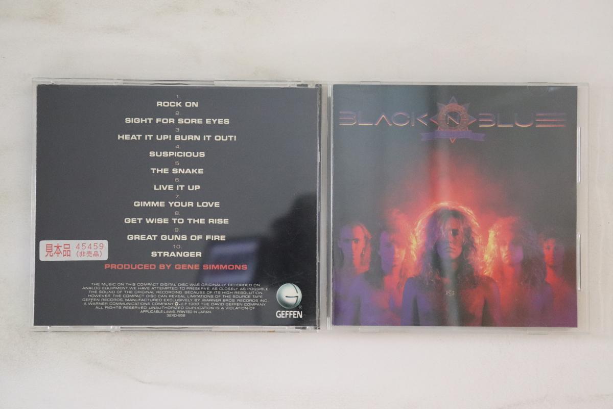 

CD BLACK N BLUE - In Heat 32XD958PROMO GEFFEN RECORDS Japan Rock Used
