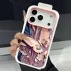 Colored Butterfly Printed Phone Case For iPhone 17e 17 Pro 16 15 14 13 Pro Max 16e 11 Shockproof Soft TPU Leather Texture Cover