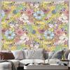 Bohemian Tapestry Wall Hangingfloral Wall Decornature Aestheticbotanical Wall Artroom Dividerlarge Tapestryhome Textilebedroom D