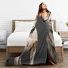 Warm Soft Blanket Picnic Cane Corso Throw Blanket Flannel Bedspread For Couch Bed Print Sofa Bed Cover