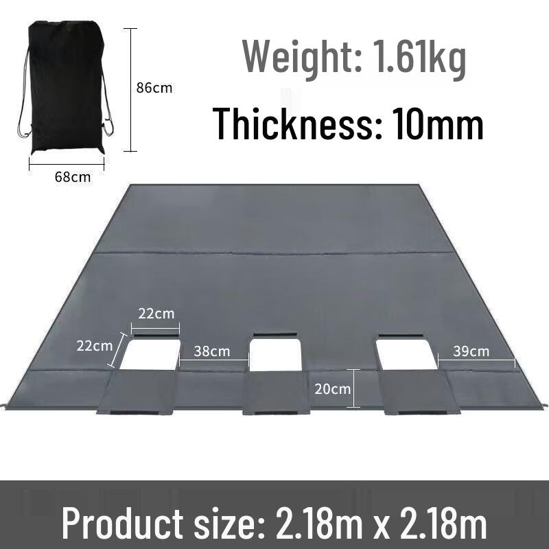 JINGGENG Insulated Ice Fishing Ground Mat