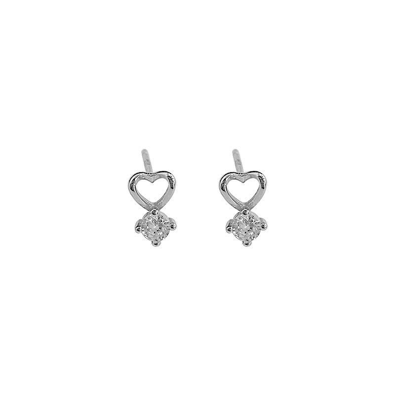 Mini Love, Fresh Earrings for Girls Simple Temperament, Sweet and Exquisite Earrings