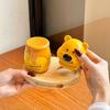 Ceramic Toothpick Box Household High-end Dental Floss Jar Cute Bear High-value Cotton Swab Storage Jar Bottle Personalized Toothpick Holder