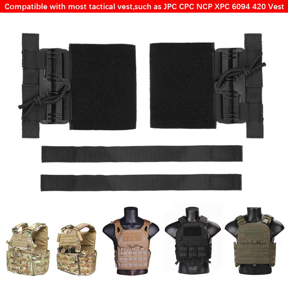 Accesorii pentru vestă tactică Set de catarame pentru vestă cu îndepărtare rapidă Kit sistem de eliberare rapidă durabil pentru JPC CPC NCP XPC 6094 420