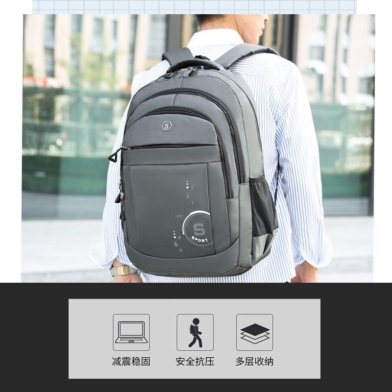 Hochwertiger Rucksack Computerrucksack Herren Einfach Druckentlastend Wasserdicht Reisetasche Business Notebooktasche Damen