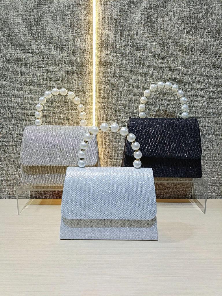 Women's Rhinestone Square Evening Clutch: Elegant Banquet Accessory for Gowns or Qipao