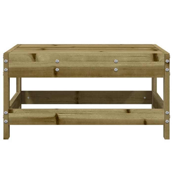 VidaXL Garden Footrest, Seat with Wooden Frame, Coffee Table, Patio Terrace Balcony Outdoor Stool, Wood of 825491