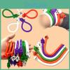 Cross-border Best-selling Halloween Wacky Tpr Soft Rubber Stress Relief Noodle Hand Bracelet Elastic Rope Toy Witch Purple 10.5g