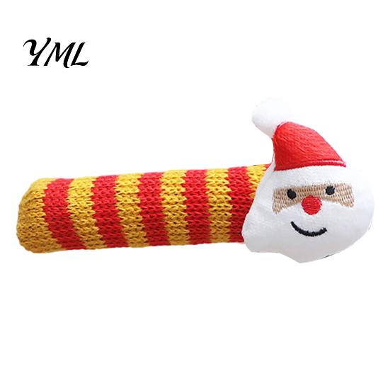Christmas Party Home Decor Knitted Doorknob Covers, Santa Reindeer Decor, Anti?Slip Protector Sleeves, Door Holiday Decoration Supplies Handle