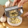 Manual Garlic Press Curved Stainless Steel Garlic Press Squeezer Garlic Grinding Slicer Chopper Garlic Presses Cooking Gadgets