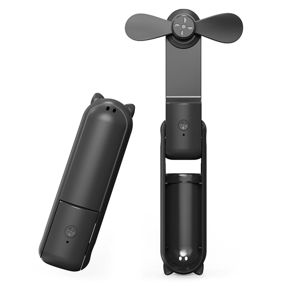 

Portable Charger Fan Mini Kitten Fan 1200mah Home Handy Portable Charger New Handheld Small Fan чёрный