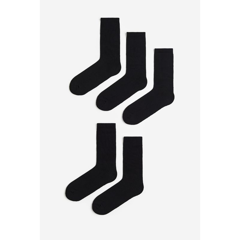 

Мужские носки HM Летние Мягкие Хлопковые Смесовые Тонкие 5 пар Носки 1188057 Black 23-24