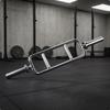 Biceps Training Bar Commercial Grade Square Hex Double Grip for Gym