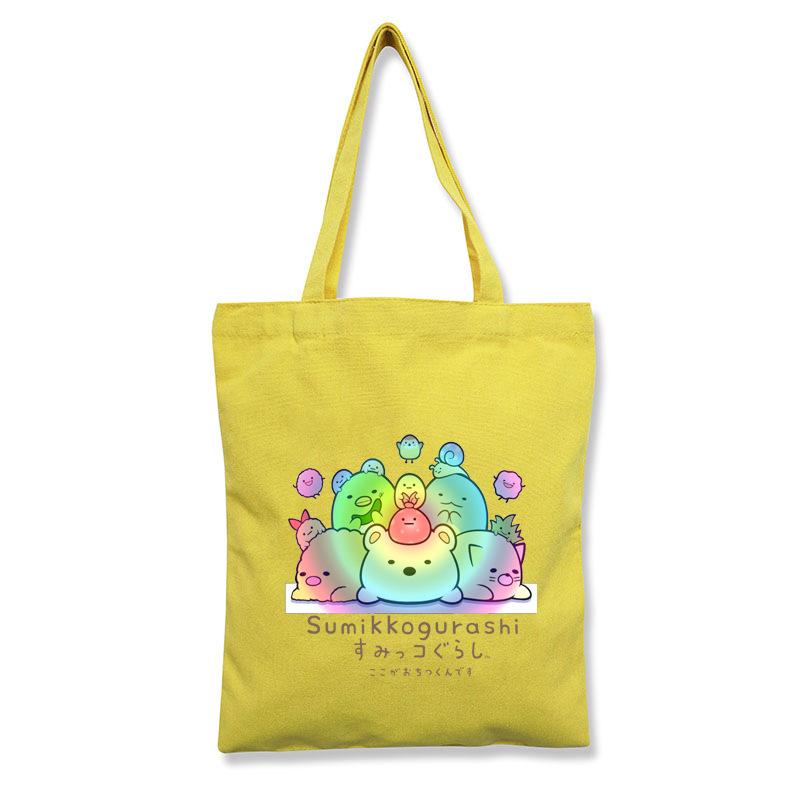 Corner Creature Cute Canvas Bag Tote Bag Printed Cloth Bag Shopping Tote Bag