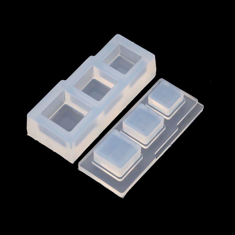 3D Round Ball Oval Square Silicone Molds DIY Pendant Mold For Epoxy Resin 3D Mould Jewelry Making Crafts Tools Accessories